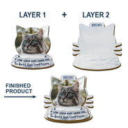 Custom Photo I Will Carry You With Me - Personalized Custom Shaped Car Visor Clip
