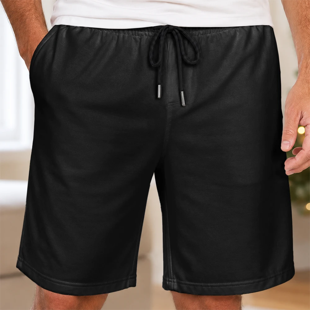 Pet Dad,Gift For Father,Humorous,Custom Photo,Pet Lovers,Cut-Face Photo - Custom Photo Funny Dog Pet Face Gift For Husband Boyfriend - Personalized Casual Shorts