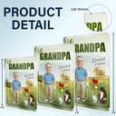 Gift For Husband,Gift For Yourself,Gift For Men,Gift For Father,Sport Dad,Dad's Hobby,Grandpa's Hobby,Golf,Non-Eng,Photo - Toybox Figure,Playful - Custom Photo Toybox Figure Golf Dad Grandpa Limited Edition - Personalized Custom Shaped Acrylic Plaque