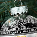 Family,Happy,Christmas,Gift For Bestie - Merry Christmas With Name - Personalized Ball Ornament