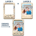 Gift For Couples,Gift For Wife,Gift For Husband,Gift For Girlfriend,Gift For Boyfriend,Travel,Love - Custom Photo And So The Adventure Begins Traveling Couple - Personalized Custom Shaped Car Visor Clip