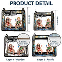 Welcome To Our Beach House - Personalized Window Hanging Suncatcher Ornament