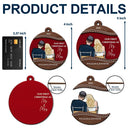 Christmas,Gift For Couples,Engaged,Wedding,Married ,Love - Our First Christmas Married Couple - Personalized 2-Layered Wooden Ornament