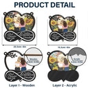 Gift For Bestie,Gift For Sisters,Love - Best Friends Are The Sisters We Choose For Ourselves - Personalized Window Hanging Suncatcher Ornament