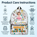 Back To School,Gift For Kids - Custom Photo Kid Can Be Anything - Personalized Canvas Backpack