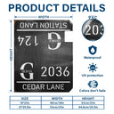 Family, Happy - Welcome House Address Number Sign - Personalized Mailbox Cover