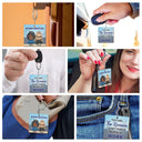 You Are The Reason I Don't Punch People At Work - Funny, Anniversary, Birthday Gifts For Colleagues, Coworker, Besties - Personalized Custom Wooden Keychain