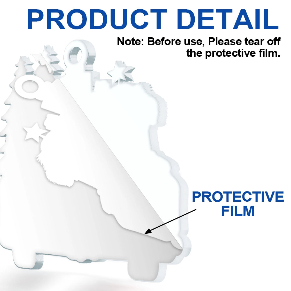 Dog Lovers, Christmas, Funny, Pet Lovers - Have Yourself A Furry Little Christmas - Personalized Custom Shaped Acrylic Ornament