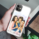 Gift For Husband,Gift For Yourself,Gift For Men,Gift For Father,Gift For Grandpa,Non-Eng,Photo - Watercolor (remove BG),Cozy - Custom Photo Realistic Watercolor Art I Love You Dad Grandpa - Personalized Clear Phone Case