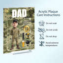Gift For Husband,Gift For Yourself,Gift For Men,Gift For Father,Gift For Grandpa,Non-Eng,Photo - Toybox Figure,Playful - Custom Photo Toybox Figure Dad Grandpa Limited Edition - Personalized Vertical Rectangle Acrylic Plaque