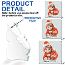 Christmas,New Dad,New baby,New Mom,Happy - Baby Beside Christmas Bauble First Christmas 3D Effect - Personalized Custom Shaped Acrylic Ornament 