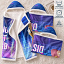 Gift For Yourself,Gift For Men,Gift For Women,Funny - I Am Gaming Do Not Disturb 3D Effect Gamer - Personalized Wearable Hooded Blanket