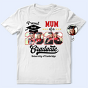 Gift For Yourself,Gift For Women,Gift For Men,Parents,Gift For Mother,Gift For Father,Graduation,Happy - Custom Photo Proud Family Of A Graduate - Personalised T Shirt