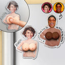 Custom Photo,Summer,Gift For Men,Gift For Yourself,Humorous,Cut-Face Photo - Custom Photo Just One More Poke - Personalized Squishy Acrylic Fridge Magnet