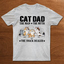 L'homme, le mythe, le marchand de snacks - Cadeau pour papa chat - T-shirt personnalisé
