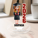 Graduation, Gift For Yourself, Funny - Funny Graduation Year - Personalized Acrylic Shaking Stand