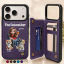 Cat Mom,Cat Lovers,Pet Lovers,Funny - The Cat Mother 3d Effect - Personalized Leather Flip Wallet Phone Case