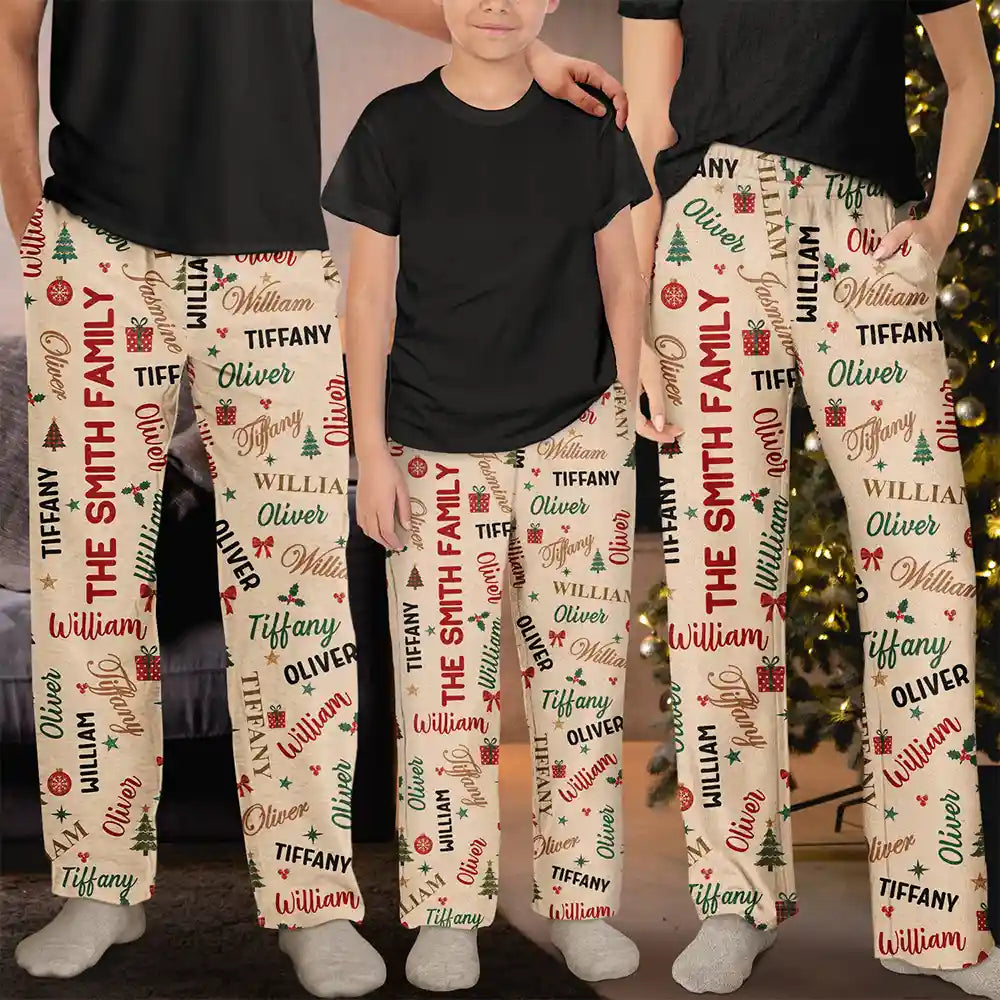 Échantillon (adulte-enfant) - Pantalon de pyjama enfant personnalisé 