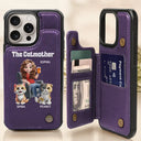 Cat Mom,Cat Lovers,Pet Lovers,Funny - The Cat Mother 3d Effect - Personalized Leather Flip Wallet Phone Case