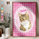 Custom Photo, Pet Lovers, Pet Mom, Happy - Custom Photo Realistic Watercolor Art Pet Portrait Cute Gift - Personalized Poster