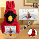 Custom Photo Memorial Your Wings Were Ready - Personalized Doll Crochet With Custom Card