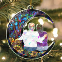 Sad,Memorial,Family,Parents,Gift For Grandparents,Christmas - Memorial Always With You - Personalized Holographic Acrylic Ornament