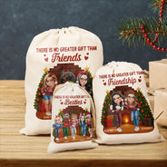 There Is No Greater Gift Than Friendship 3D Effect - Personalized Favor Bag