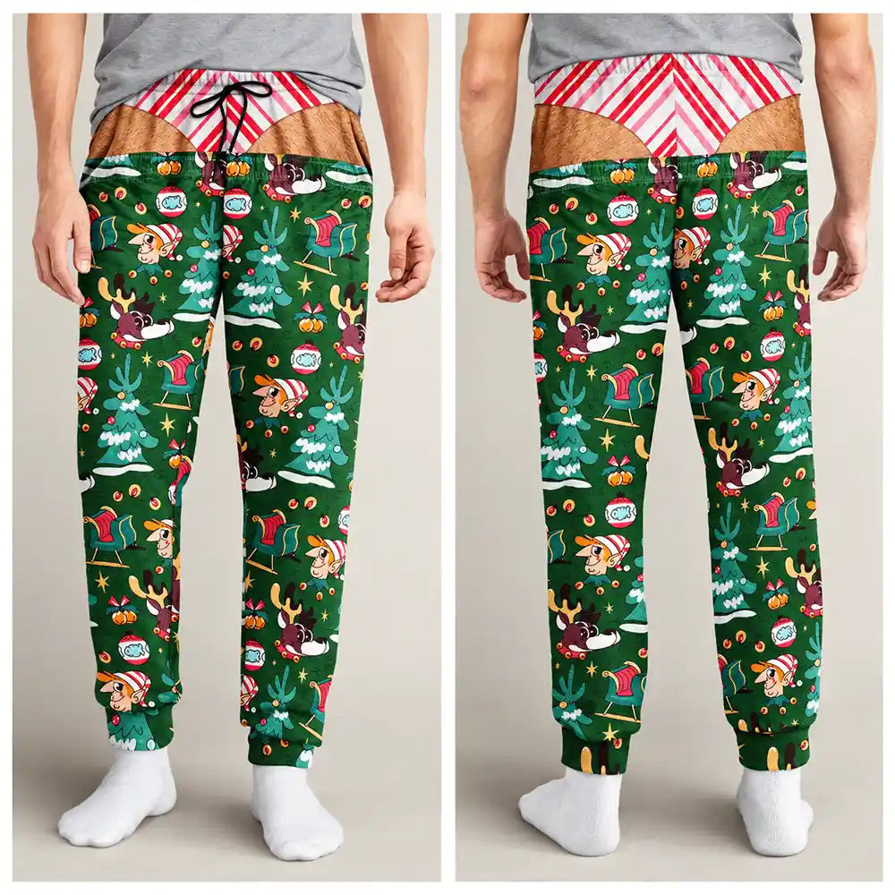 Top Market, Christmas, Humorous, Gifts For Him, Gift For Men, Gift For Yourself, Icon - Funny Underwear Christmas Gifts For Husband Dad - Personalized Pajama Pants