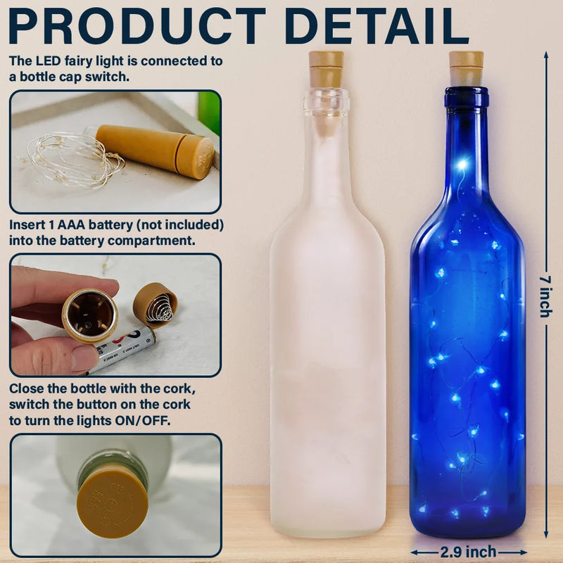 Graduation,Gift For Women,Gift For Men,Happy,Top Market - Graduation A Sweet Ending To A New Beginning - Personalized Bottle Light