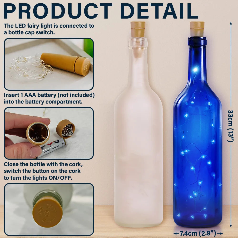 Gift For Couples,Gift For Husband,Gift For Wife,Gift For Girlfriend,Love - Calendar I Met You Liked You Love You Forever - Personalised Bottle Light