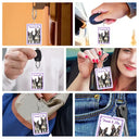 Pet Couple, Art Design, Playful, Pet Lovers, Gift For Couples, Photo - Watercolor - Remove BG - Custom Photo Realistic Watercolor Art Dog Cat Pet Baby Portrait Vintage - Personalized Acrylic Keychain