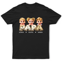 Vintage Map Grandpa Papa Dad 3D Effect Kids - Personalized T Shirt