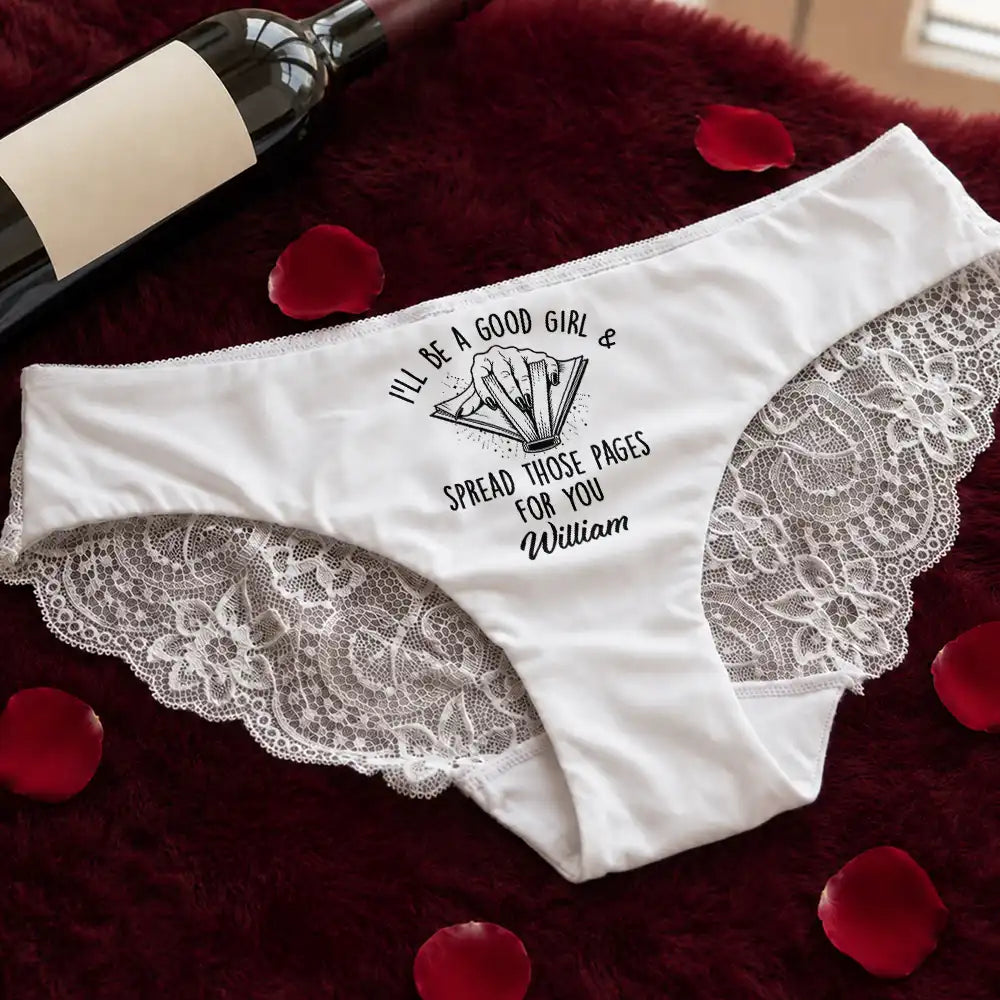 Reading Book Whore Spread Those Pages Funny Underwear For Wife - Personalized Panty