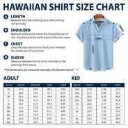 Custom Photo Family Pet Face Palm Tree Pattern - Personalized Hawaiian Shirt