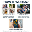 Gift For Couples,Old Couples,Gift For Husband,Gift For Wife,Gift For Boyfriend,Gift For Girlfriend,LGBT,Love - Custom Photo Starry Night You And Me We Got This - Personalized Acrylic Desk Clock