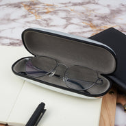 Lunettes photo personnalisées pour grand-père - Cadeau pour père, grand-père - Étui à lunettes chromé personnalisé