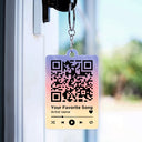 Cartoon Couple QR Code You're The Only One - Personalized Acrylic Keychain