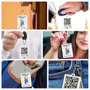 Cartoon Couple QR Code You're The Only One - Personalized Acrylic Keychain