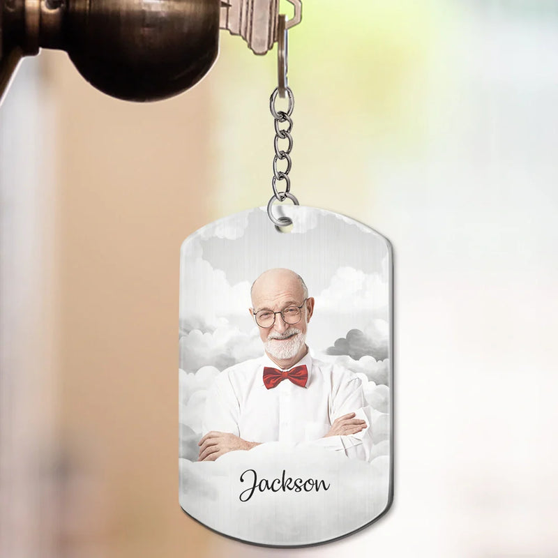 Custom Photo Memorial QR Code Your Voice Is My Favorite Sound - Personalized Aluminum Keychain