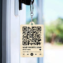 We're Yours No Returns QR Song Code - Personalized Acrylic Keychain