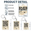 We're Yours No Returns QR Song Code - Personalized Acrylic Keychain