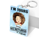 We're Yours No Returns Song QR Code - Personalized Acrylic Keychain