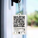 We're Yours No Returns Song QR Code - Personalized Acrylic Keychain