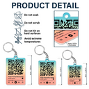 We're Yours No Returns Song QR Code - Personalized Acrylic Keychain
