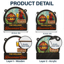 Open For The Season - Personalized Window Hanging Suncatcher Ornament