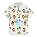 Custom Photo Cruising Pattern - Personalized Hawaiian Shirt