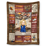 Ma couverture de lecture - Couverture polaire personnalisée, couverture Sherpa