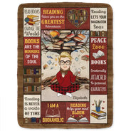 Ma couverture de lecture - Couverture polaire personnalisée, couverture Sherpa