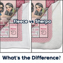 Best Sister In The World - Personalized Fleece Blanket, Sherpa Blanket