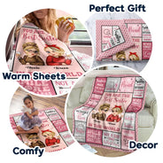 Best Sister In The World - Personalized Fleece Blanket, Sherpa Blanket